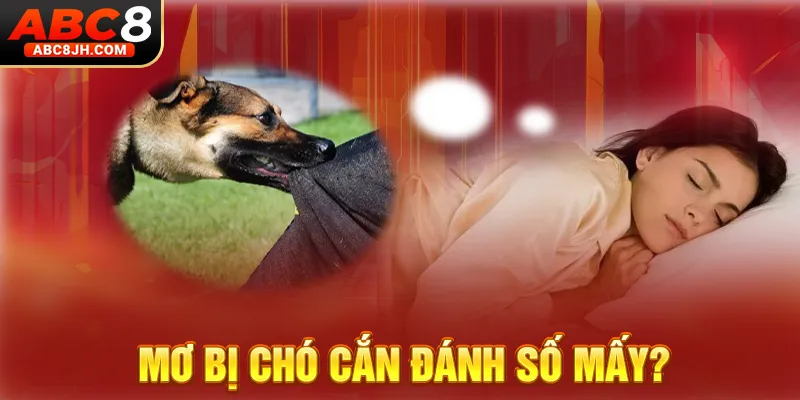 Mơ bị chó cắn đánh số mấy?